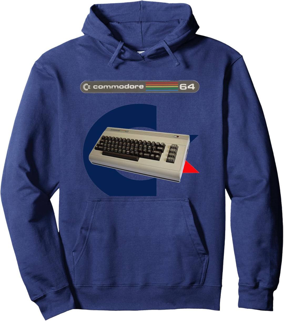 Retro Vintage Computer C64 Heimcomputer 80er Nerd Pullover Hoodie