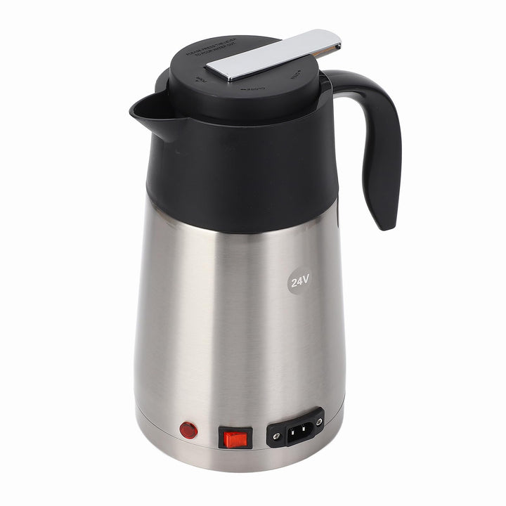 Wasserkocher Für LKW 24 Volt Edelstahl + Pp 24V Wasserkocher LKW Tragbare 1300Ml Grosse Kapazität Au