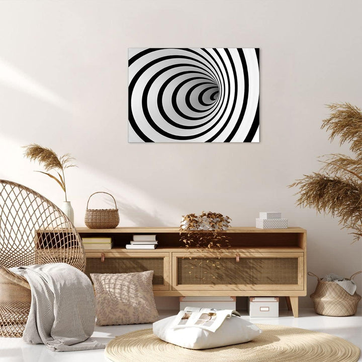 Bilder auf Leinwand Spirale abstrakt komposition Leinwandbild 70x50cm Wandbilder Dekoration Wohnzimm