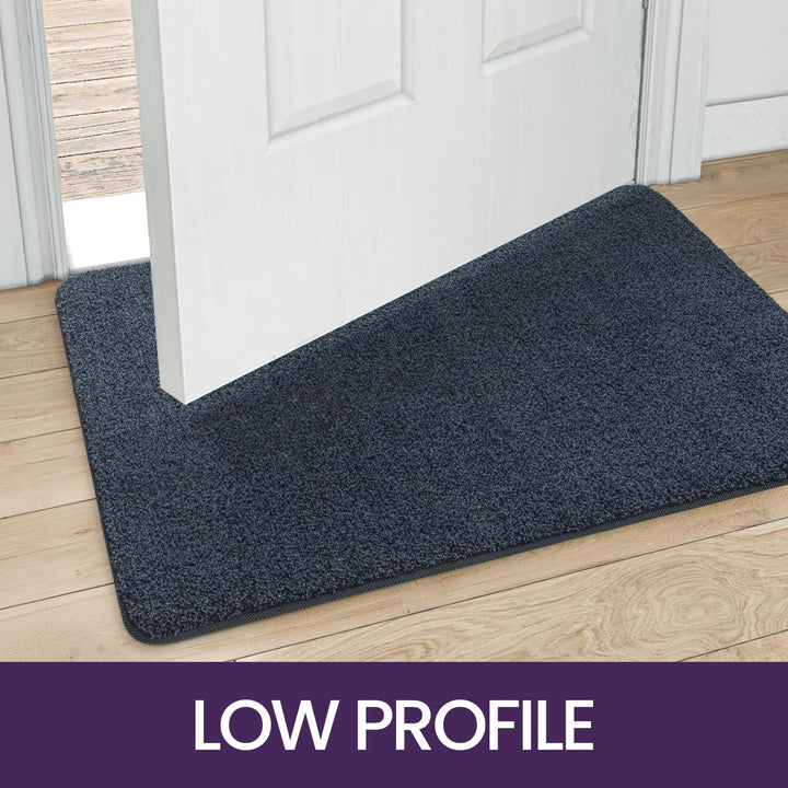 DEXI Fussmatte Innen 50 x 80 cm, rutschfeste Schmutzfangmatte, Maschinenwaschbare Fussmatte, Saugsta