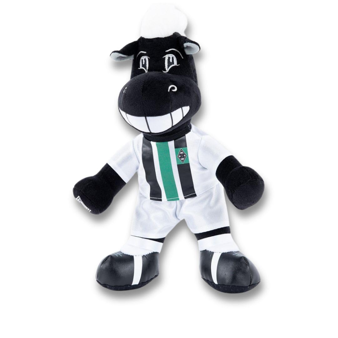 Borussia Mönchengladbach Plüsch Jünter 30cm | Offizieller Fanartikel Fohlenshop | Vereinsmaskottchen