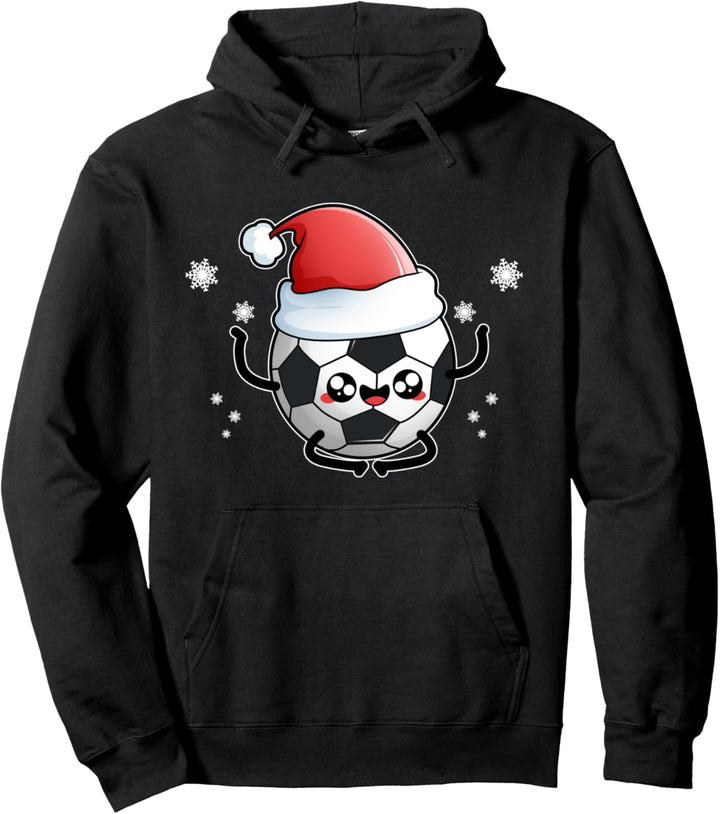 Christmas Fussballer Sport Xmas Weihnachten Fussball Pullover Hoodie