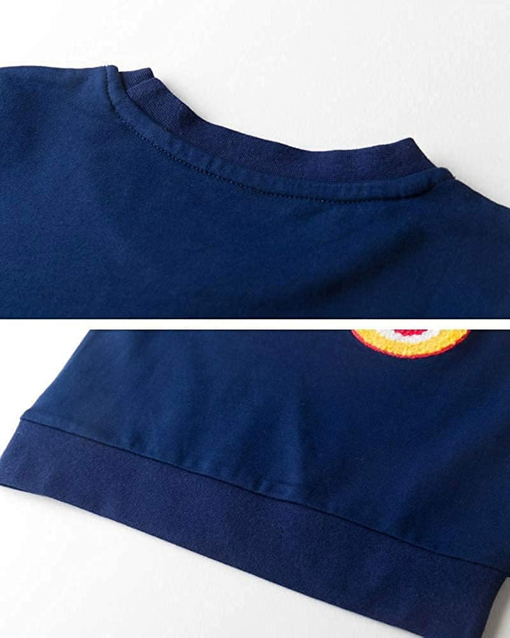 Mädchen Sweatshirt für Kinder Süss Cartoon Pullover Baumwolle Top Langarm T-Shirt Grösse 1-12 Jahre