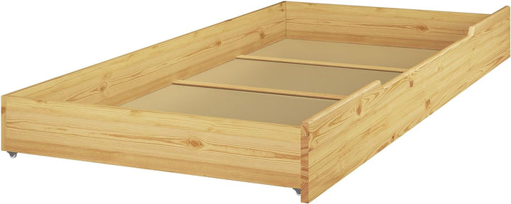 Erst-Holz® Kinder Etagenbett Kiefer Massivholz Stockbett 90x200 Hochbett Rollroste Bettkasten 60.10-