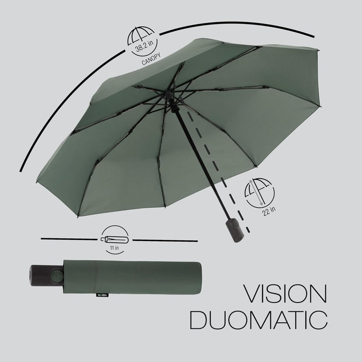 Knirps Vision Duomatic Taschenschirm 28 cm 97 cm Plant, 97 cm Plant