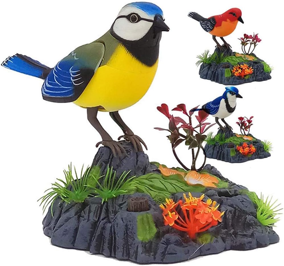 Singender zwitschernder Vogel, elektronischer sprechender Papagei, elektrisches Tierspielzeug, singe