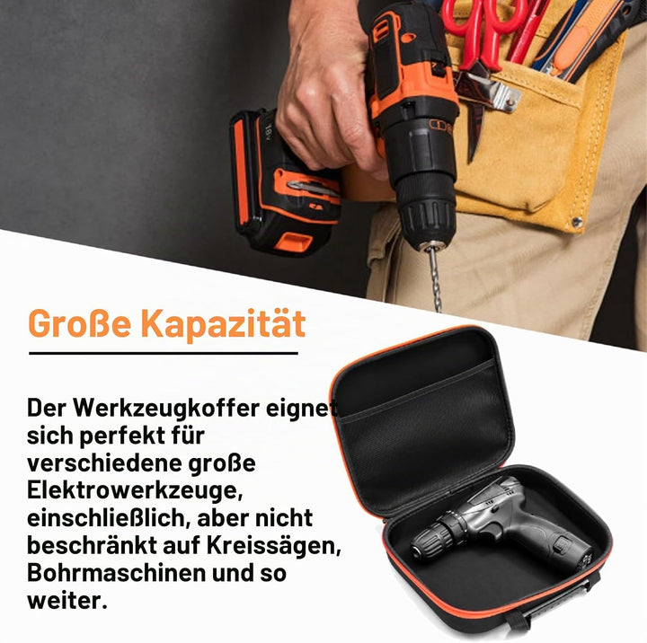 Werkzeugtasche mit Grosser Kapazität Tragbarer Elektriker Werkzeugaufbewahrung Tasche mit Reissversc