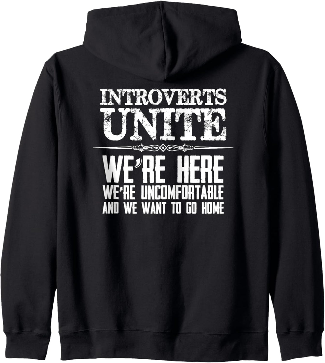 Introvert Gifts - Introverts Unite - Funny Introverted Kapuzenjacke