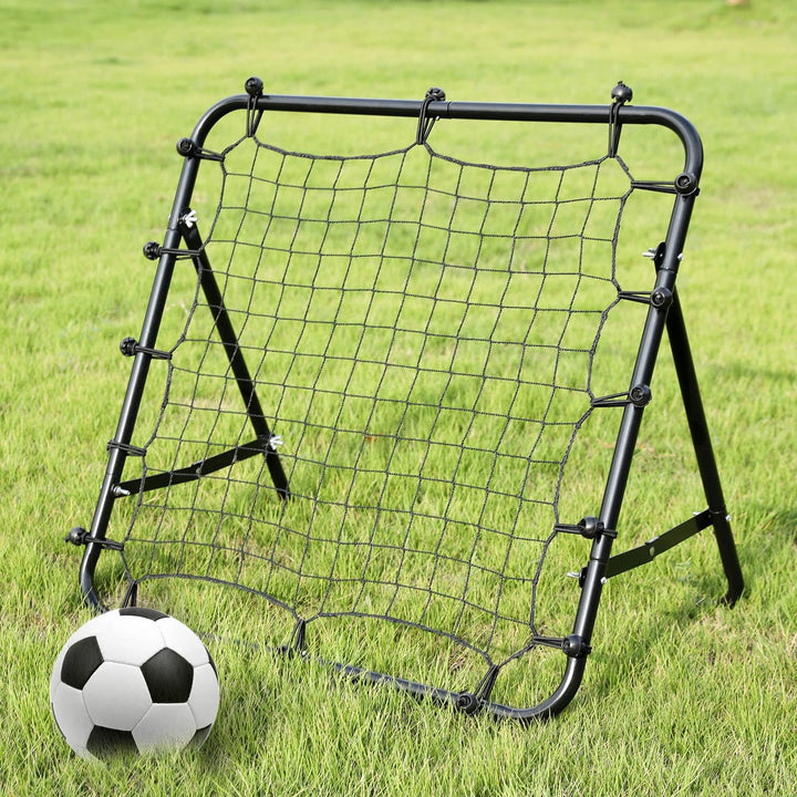 Fussball-Rückprallnetz für Kinder, Rückprallnetz, Rückschlaghilfe, Zielziel, Fussball-Trainingsausrü