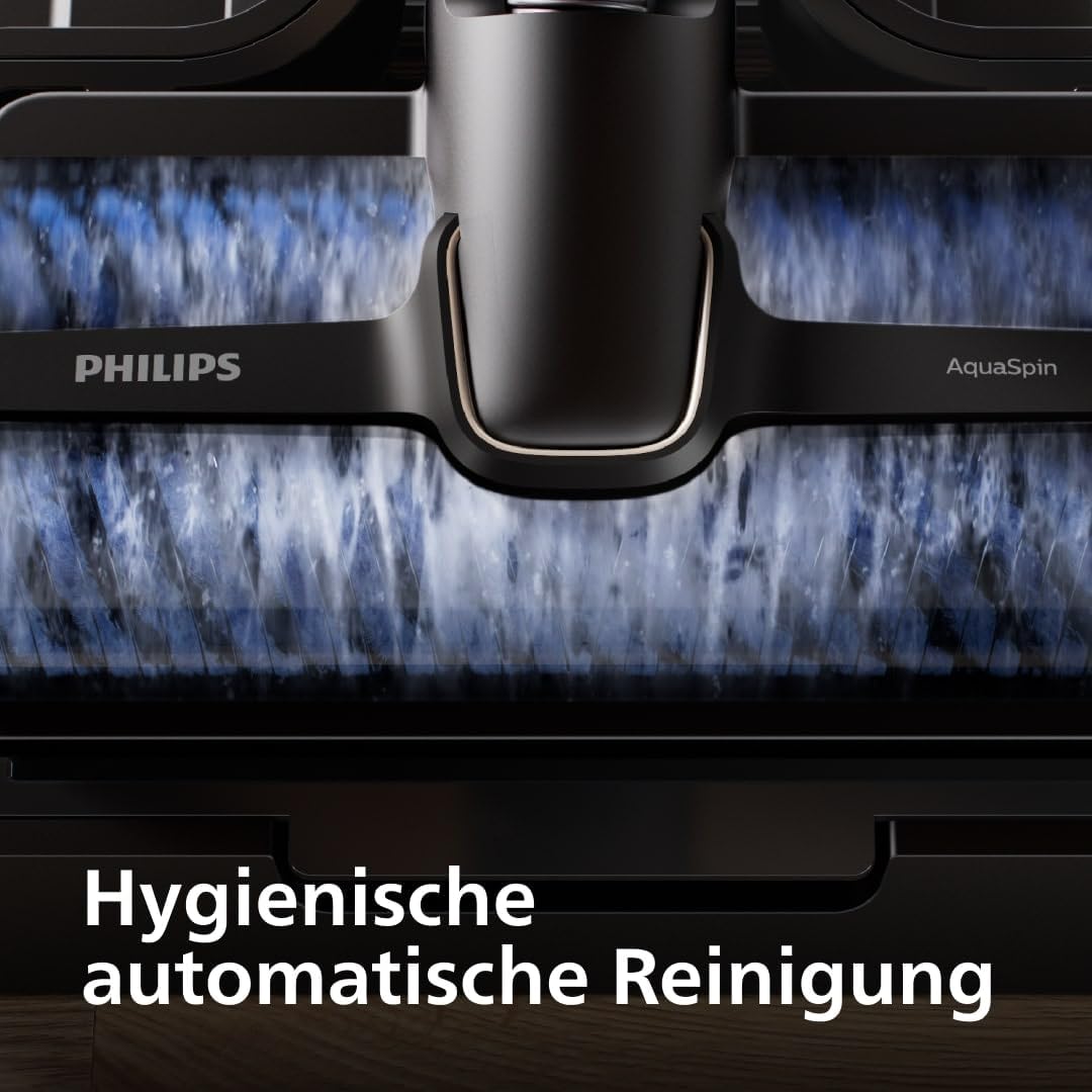 Philips AquaTrio 9000 Kabelloser Wasch- und Staubsauger – All-in-One Reiniger für Staub, Flecken, Fl