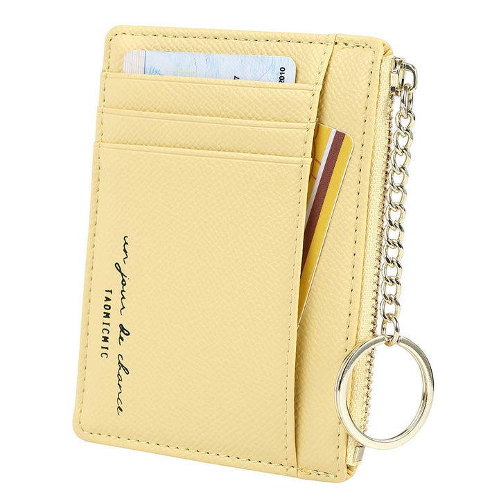 Damen 8 Karten Slim Minimalist Card Holder Coin Changes Purse Front Pocket Wallet B07VXC7YQ8 Einheit