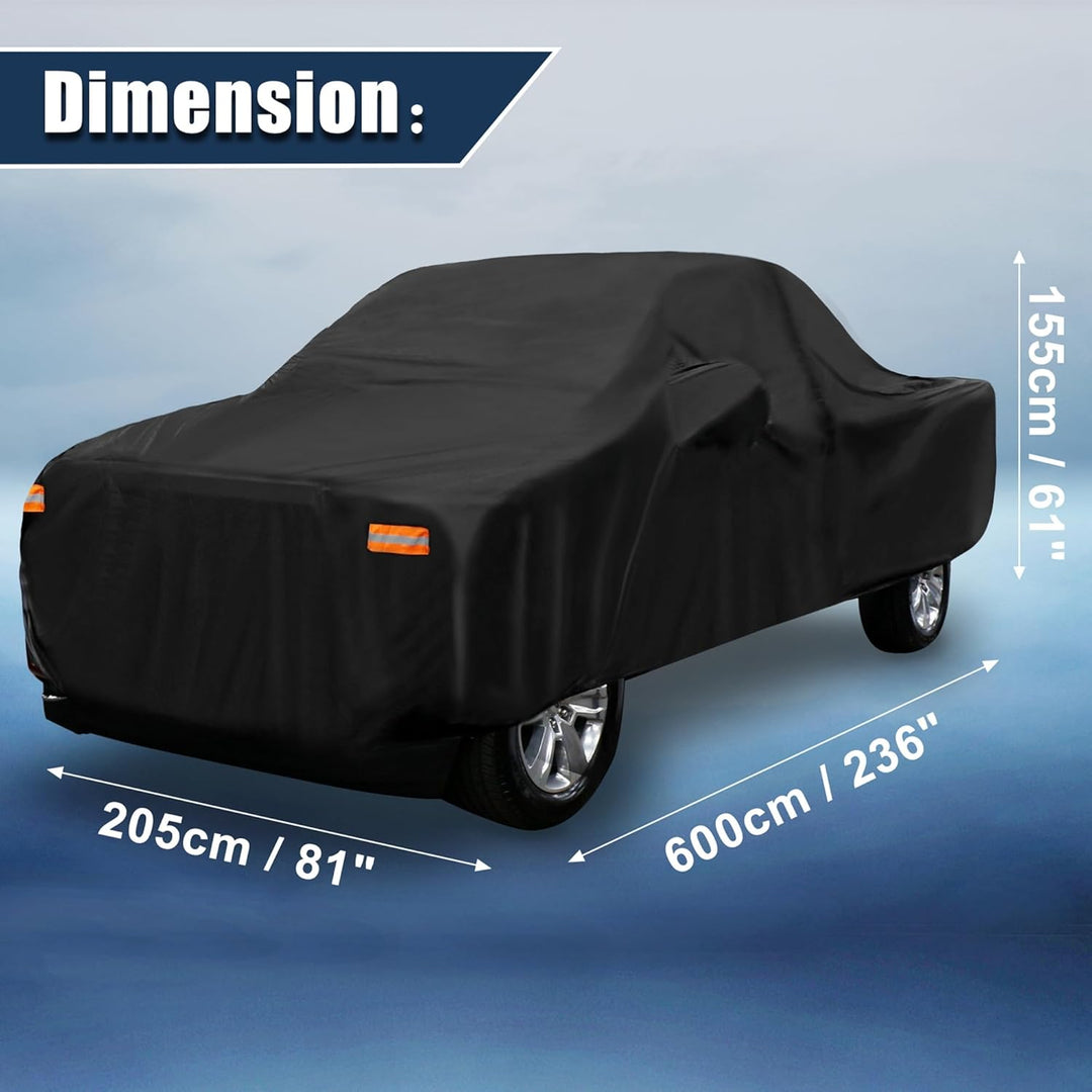 X AUTOHAUX Fahrzeug Auto Abdeckung Pickup Abdeckung wasserdicht Alle Wetter