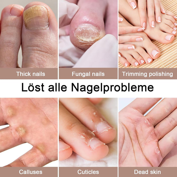 Enniewi Kabellos Nagelfräser Mit Licht 25000 U/Min, 13 In 1 Maniküre pediküre Set Elektrisch Mit Sta
