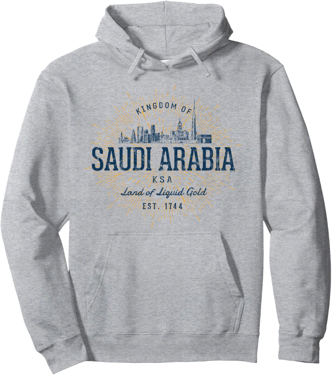 Retro Saudi Arabia Vintage Saudi Arabien Pullover Hoodie
