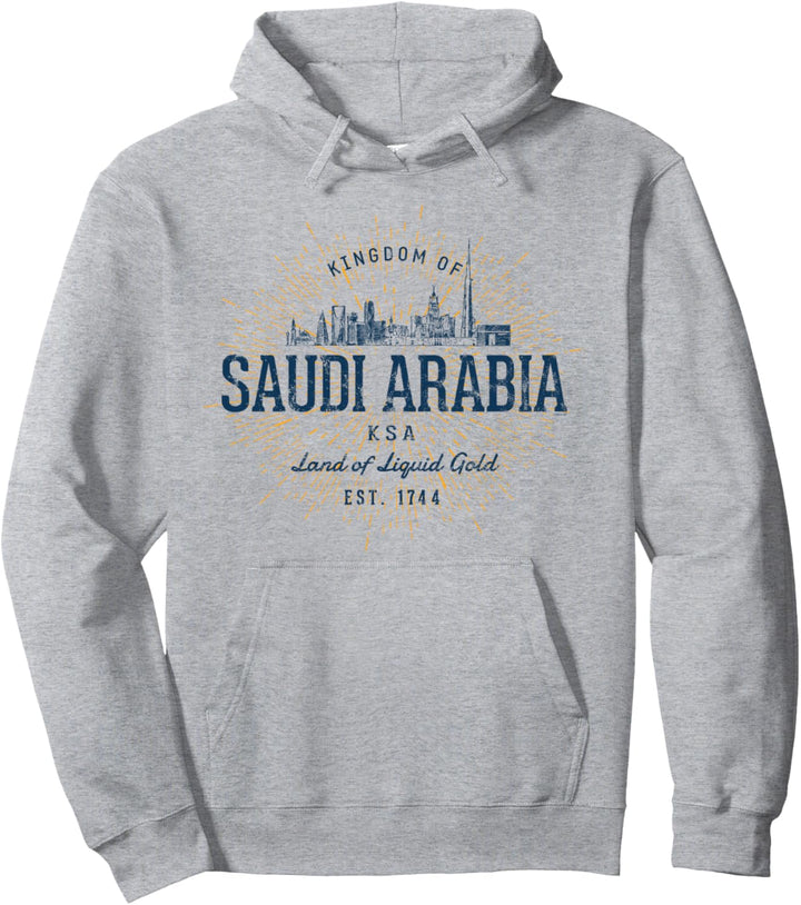 Retro Saudi Arabia Vintage Saudi Arabien Pullover Hoodie