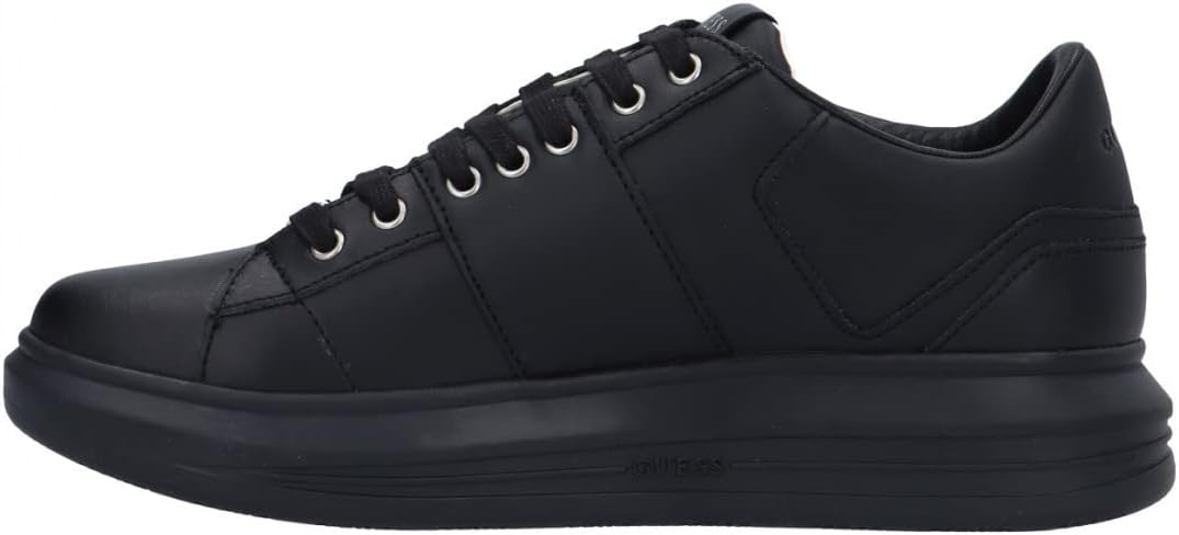 GUESS Herren Vibo Carryover Sneaker 45 EU Schwarz, 45 EU Schwarz