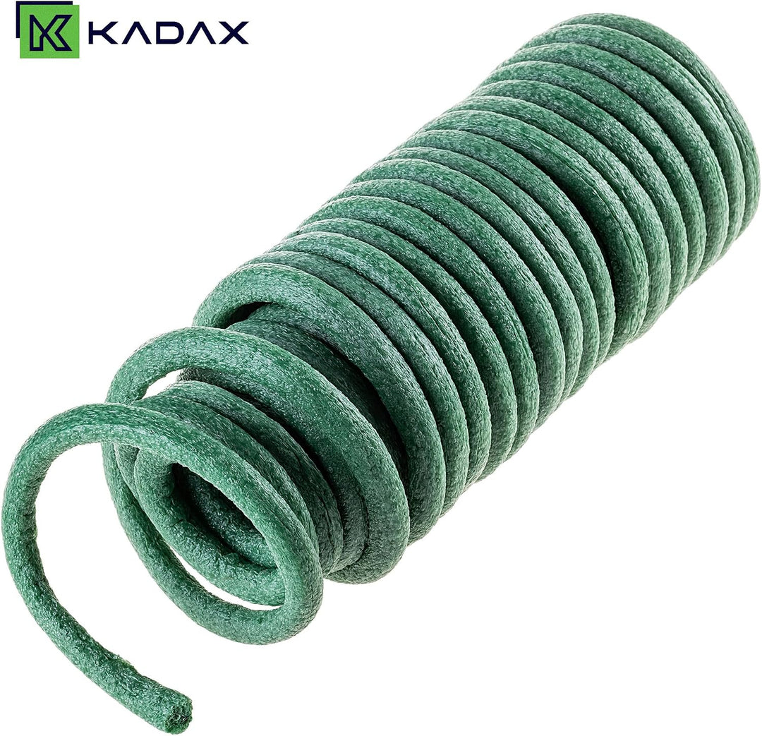 KADAX 4er Set Gartendraht 10mm x 10m, Bindedraht mit stabilem Stahlkern und schonender Schaumstoffbe