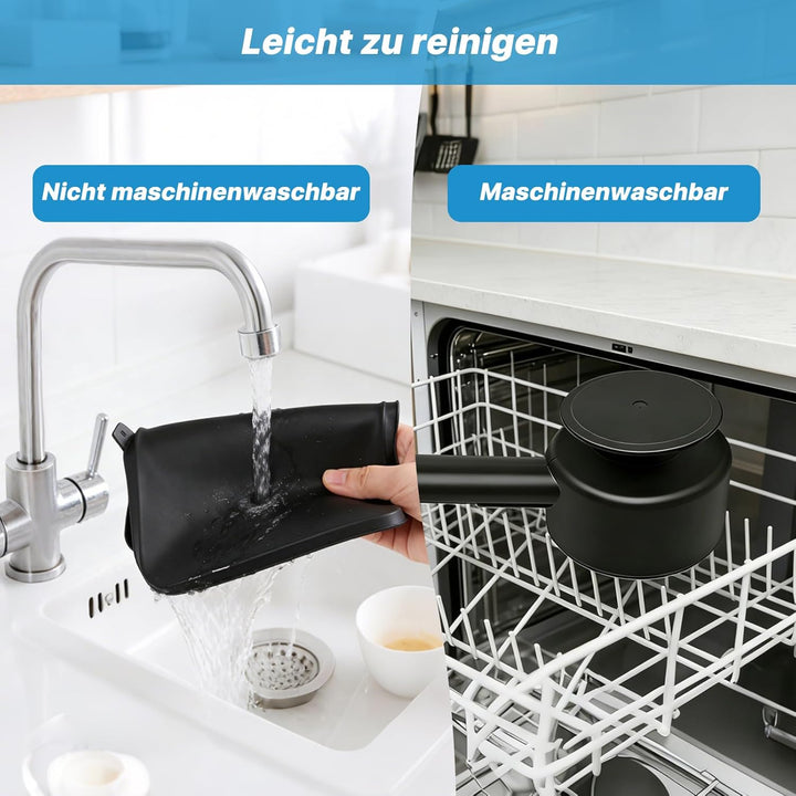 Displayschutz und Dampfumleiter Set für Thermomix TM7 Bimby, Silikon Display Abdeckung gegen Kratzer