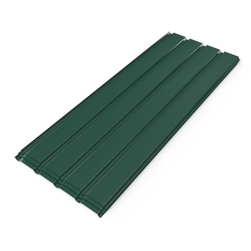 Mondeer Dachblech, Dachbleche Trapezblech, 12PCS Metall Dachdeckung Stahlblech Formblech Platten 115