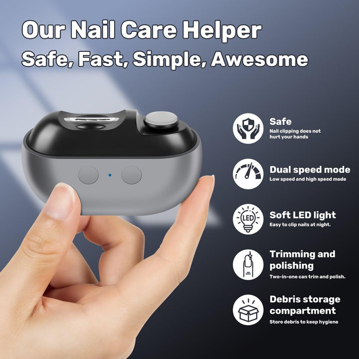 Elektrische Nagelknipser, Nagelschleifer Elektrisch, Elektrischer Nagelknipser, 3 in 1 Elektrische N