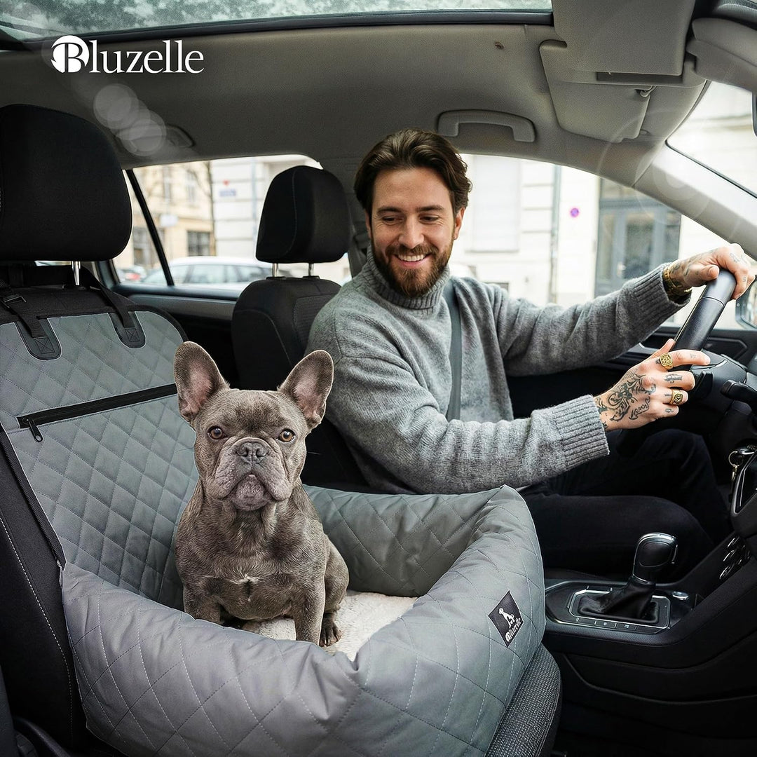 Hunde Autositz Auto Hundesitz, 2-in-1 Hundebett Hundekorb für kleine & mittelgrosse Hunde, Oxford St