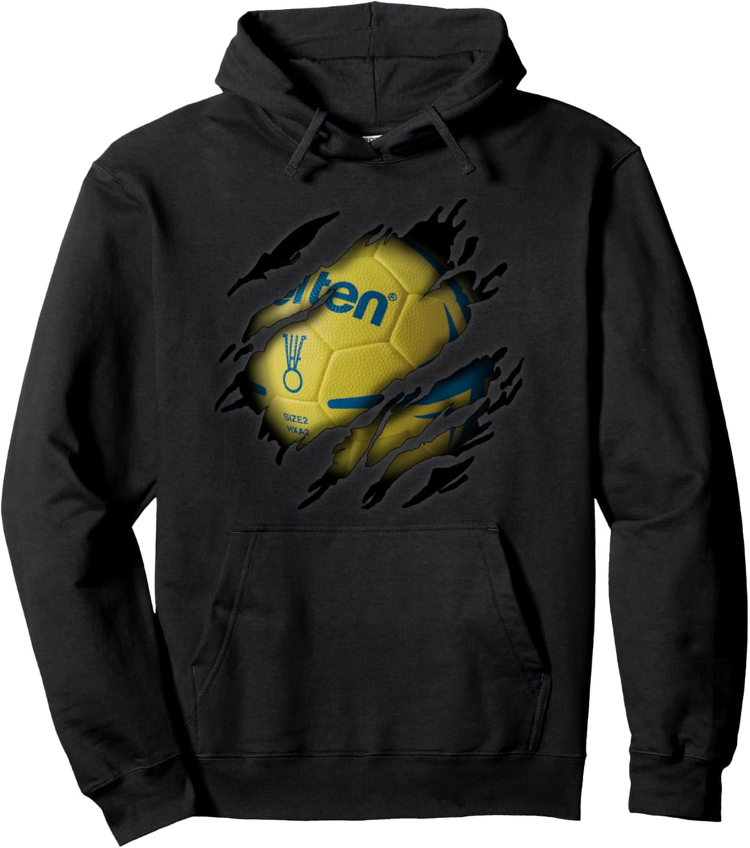 Handball in mir Design, Handballdesign Pullover Hoodie