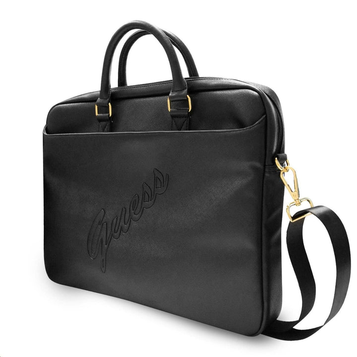 GUESS Baby Boys Bag Gucb15pusasbk 40,6 cm (16 Zoll), Schwarz Saffiano Script x, Black