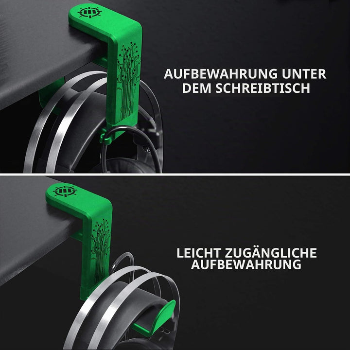 ENHANCE PC Gaming Headset Kopfhörer Halterung Hanger Mount Kopfhörer Stand mit verstellbaren & Schwe