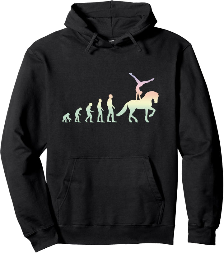 Voltigieren Evolution Reitschule Pullover Hoodie