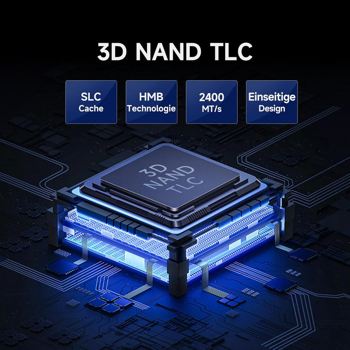 fanxiang S880 1TB PCIe 4.0 NVMe SSD M.2 2280 Internes Solid State Drive – Bis zu 7300 MB/s, Kompatib