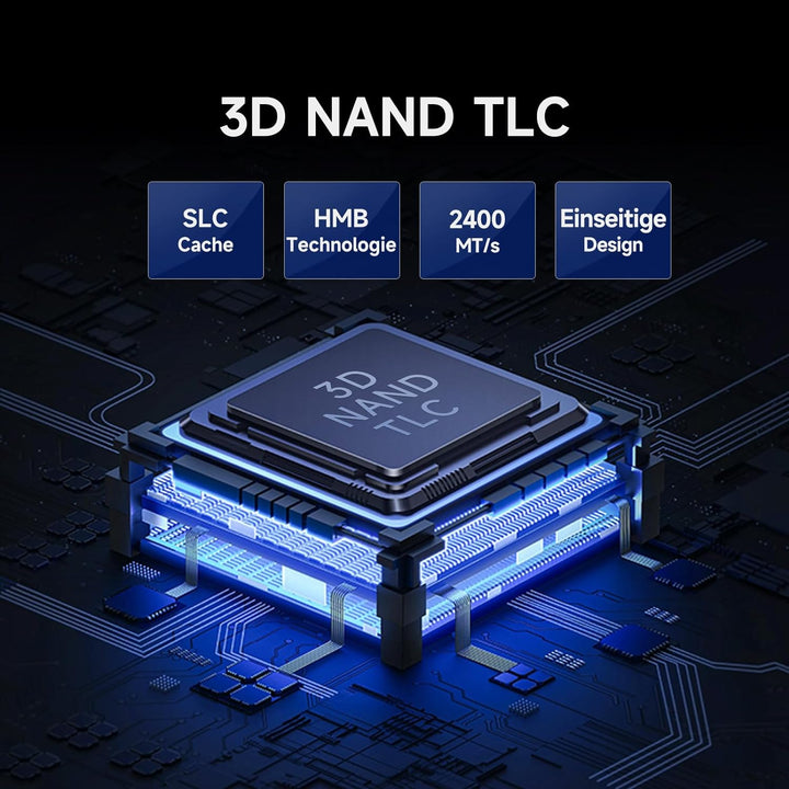 fanxiang S880 1TB PCIe 4.0 NVMe SSD M.2 2280 Internes Solid State Drive – Bis zu 7300 MB/s, Kompatib
