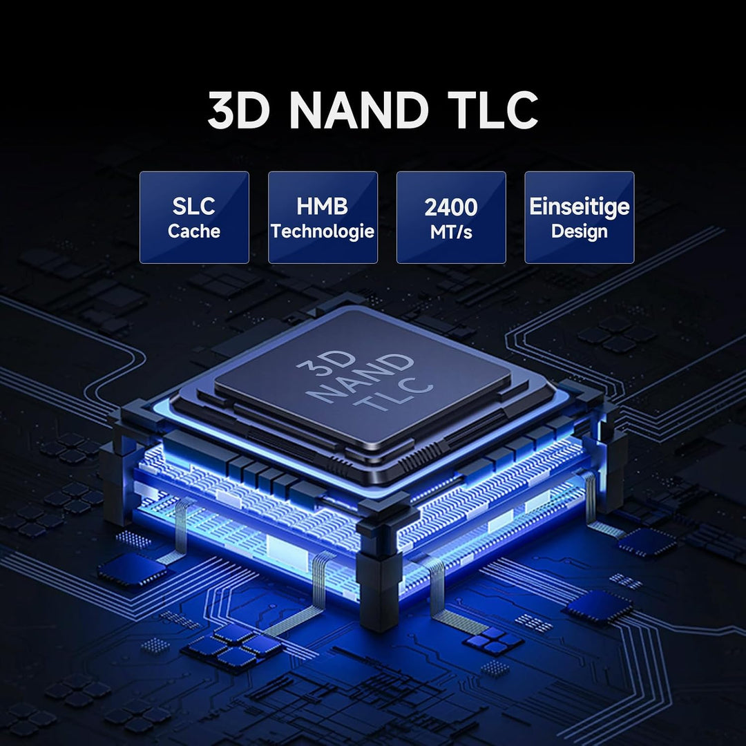 fanxiang S880 2TB PCIe 4.0 NVMe SSD M.2 2280 Internes Solid State Drive – Bis zu 7300 MB/s, Kompatib
