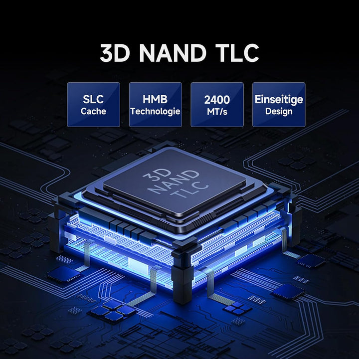 fanxiang S880 2TB PCIe 4.0 NVMe SSD M.2 2280 Internes Solid State Drive – Bis zu 7300 MB/s, Kompatib