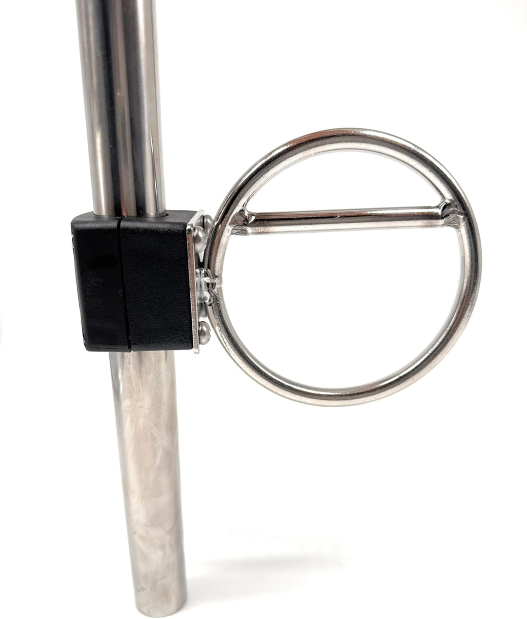 ARBO-INOX Spinnakerbaum Halter V4A Edelstahl – Verstellbare Relingbefestigung – Passend für 25 mm Re
