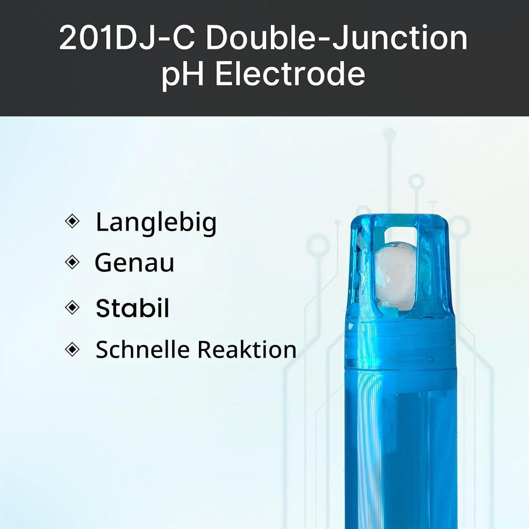 Apera Instruments 201DJ-C Double-Junction kombinierte pH-Elektrode, AI3115