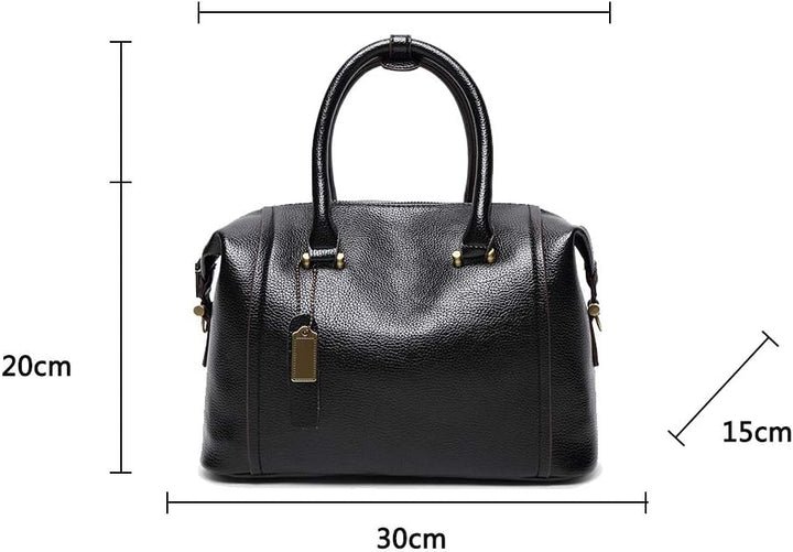 Coolives Damen Tasche Handtasche Henkeltasche aus PU-Leder Boston Umhängetasche Schultertasche Elega