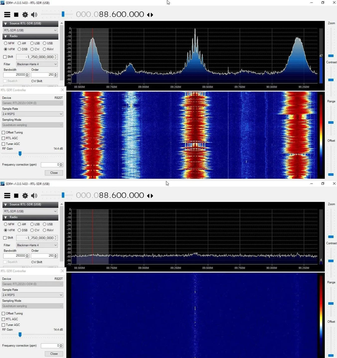 RTL-SDR Blog Broadcast FM Band-Stop Filter + Adapter ﴾ 09 ﴿, ﴾ 09 ﴿
