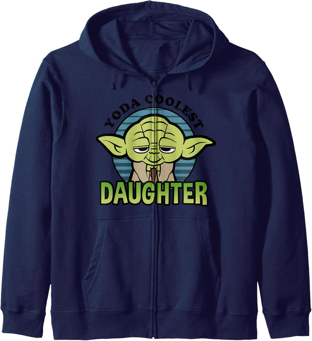 Star Wars Yoda Coolest Daughter Cartoon Kapuzenjacke