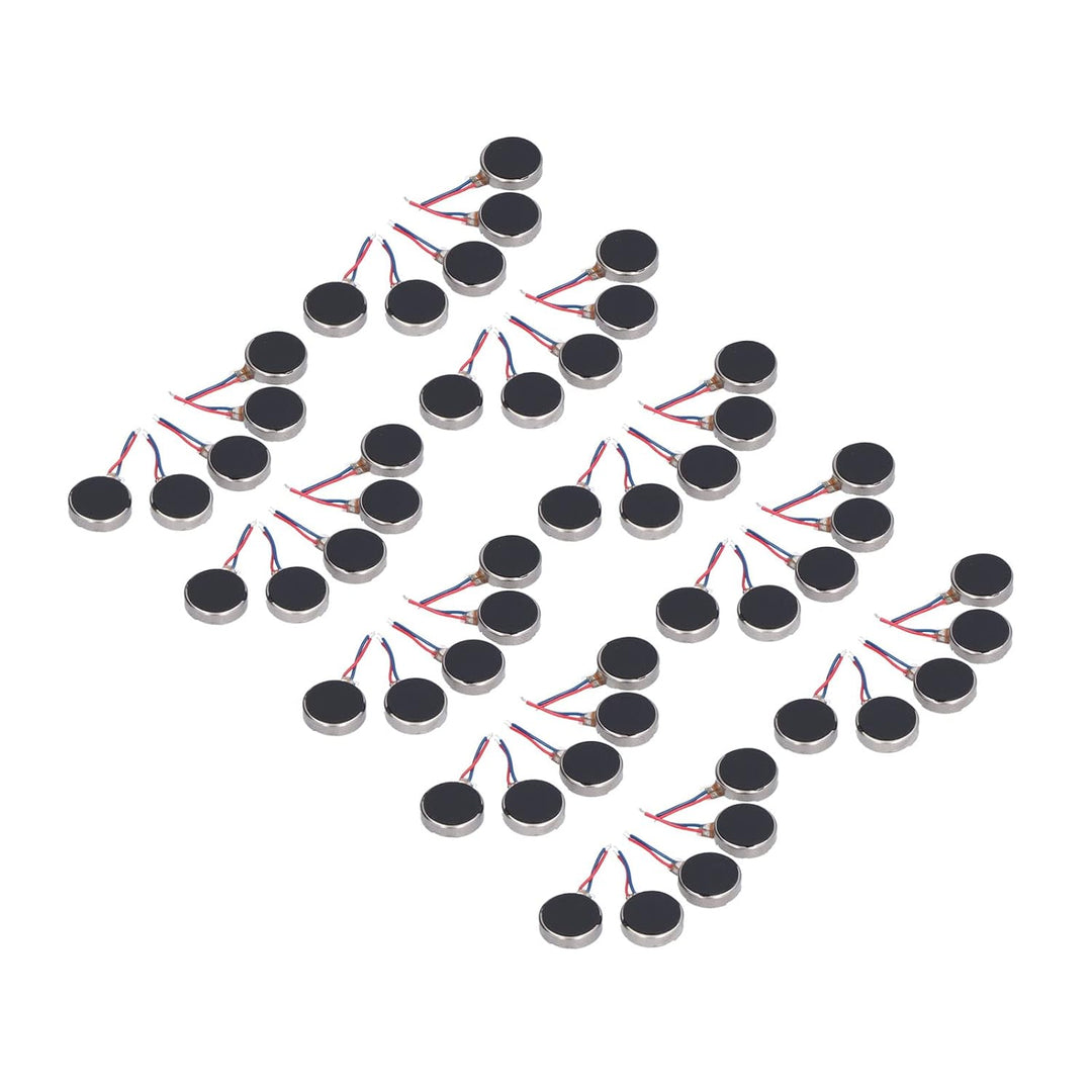 50 Stück Mini-Vibrationsmotoren DC 3V 10x2,7 Mm Anti-Interferenz Kleiner Leichter, Geräuscharmer Mik