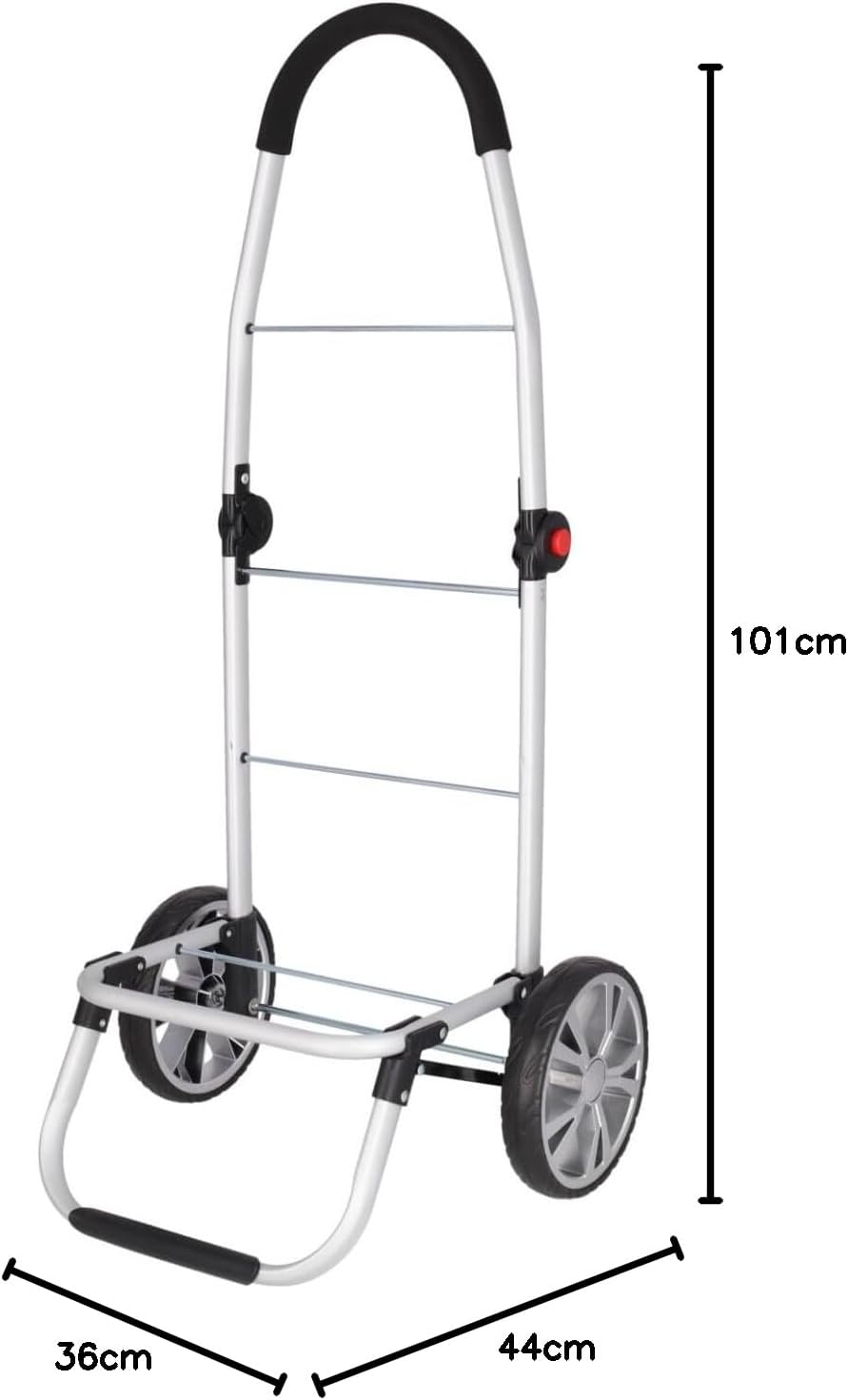 Kenorada Einkaufstrolley ER/7 45l | grosser Trolley für den Wocheneinkauf | grosses Hauptfach und Fr