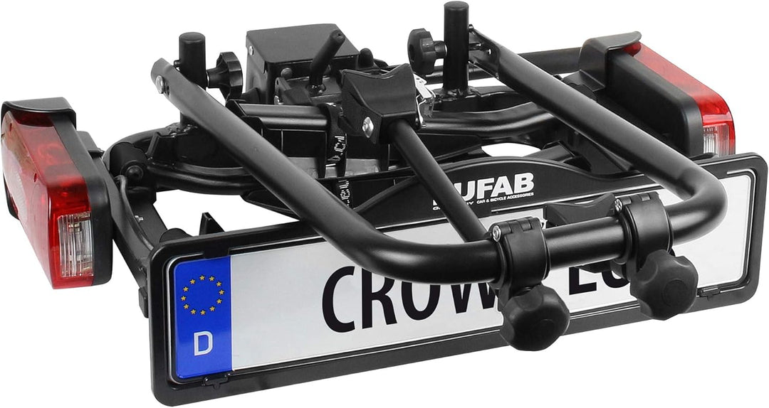 EUFAB 11582, Fahrradträger Crow Plus erweiterbar, Schwarz, Fahrradtr&#xE4;ger Crow Plus Fahrradtr&#x