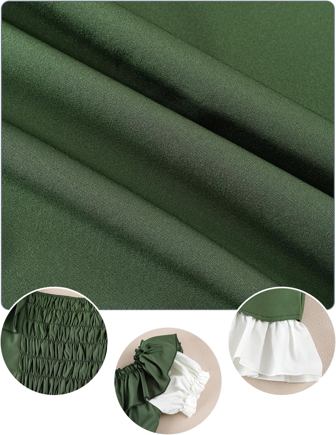 CR ROLECOS Renaissance Kleid Kurzarm Mittelalter Kleidung Damen Puffärmel Viktorianisches Ballkleid