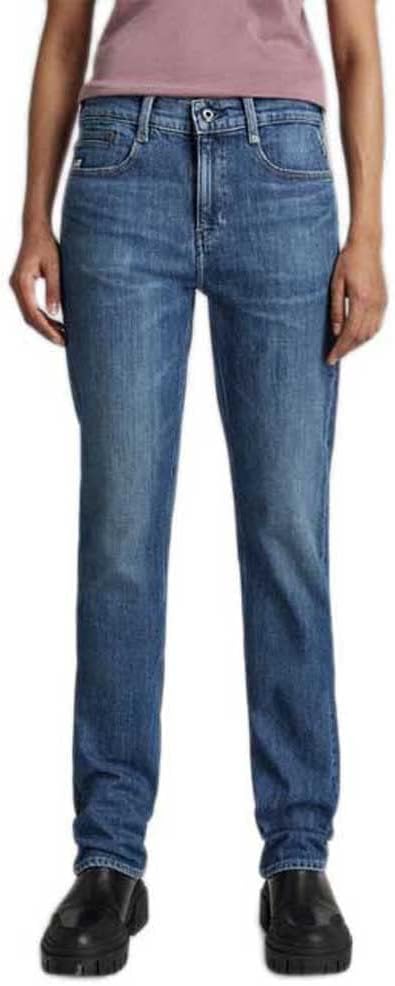 G-Star Damen Noxer Straight Jeans 25W / 30L Blau (Faded Capri D17192-b767-d346), 25W / 30L Blau (Fad