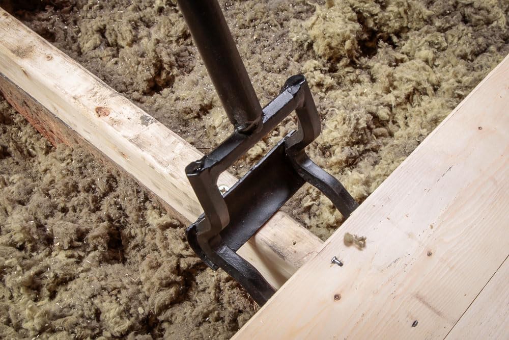 Roughneck Abbruch- und Hebelstange (Länge 970 mm, Breite 140 mm, lange flache Krallen, Brecheisen mi