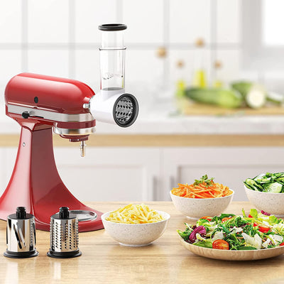 Gemüseschneider für kitchen aid Küchenmaschine, Slicer Shredder Aufsatz für kitchenaid Zubehör,Gemüs