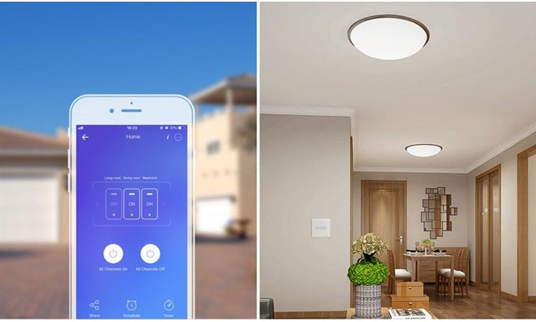 Sonoff Touch-Schalter T2 2C WiFi Marke, weiss, Modern