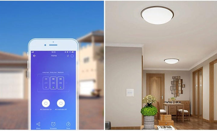 Sonoff Touch-Schalter T2 2C WiFi Marke, weiss, Modern