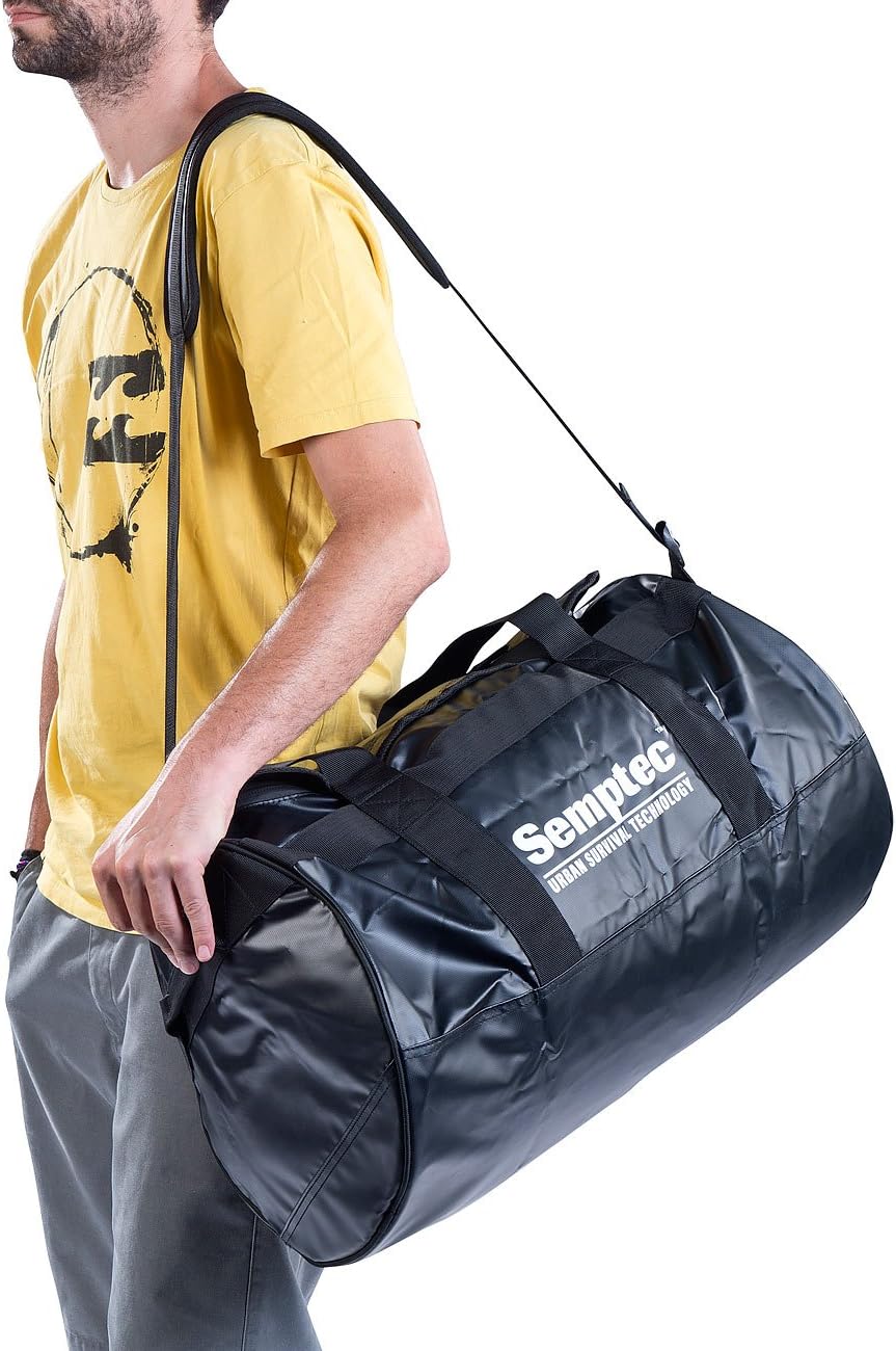 Semptec Urban Survival Technology Rucksackreisetasche: 2in1-Rucksack-Reisetasche aus reissfester Lkw