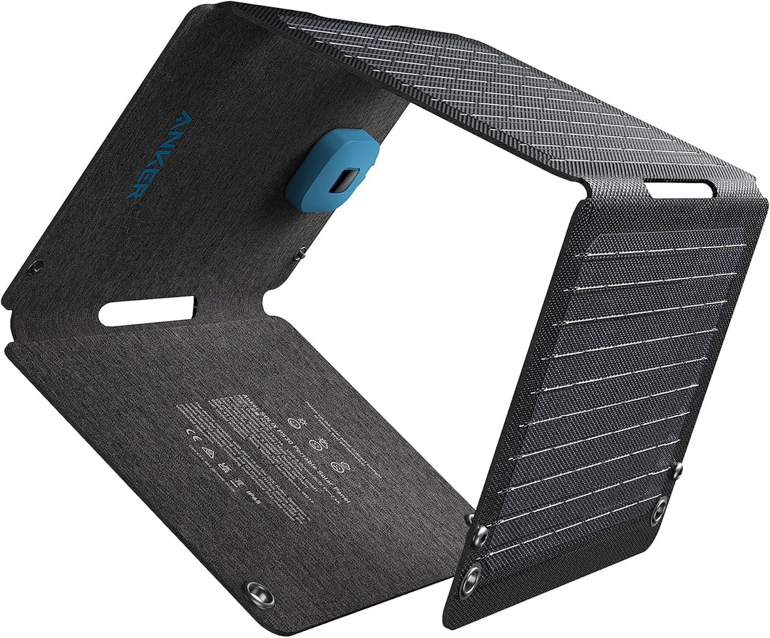 Anker SOLIX PS30 Faltbares Solarpanel 30W, tragbares Outdoor Solarladegerät, IP65 Wasserdicht, Schne