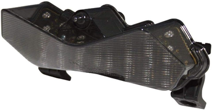 SHIN YO LED Rücklicht mit getöntem Glas, KAWASAKI Z 750/1000, ZX6R,ZX6RR (Black)